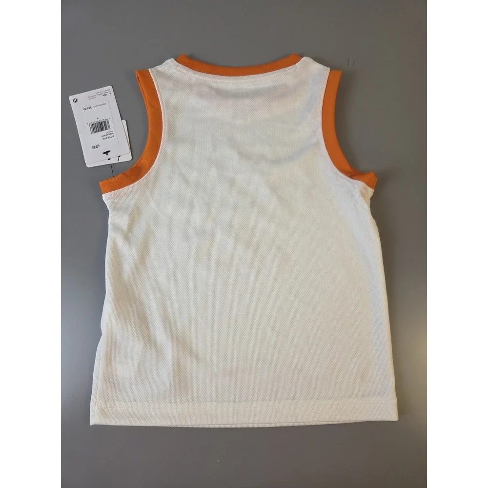 Jordan 23 Mesh Jersey Boys Size XS (3-4 yrs) Ivory White Orange NWT
